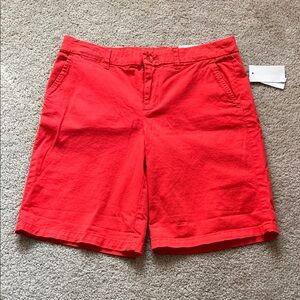 GAP woman Bright Red Bermuda Shorts